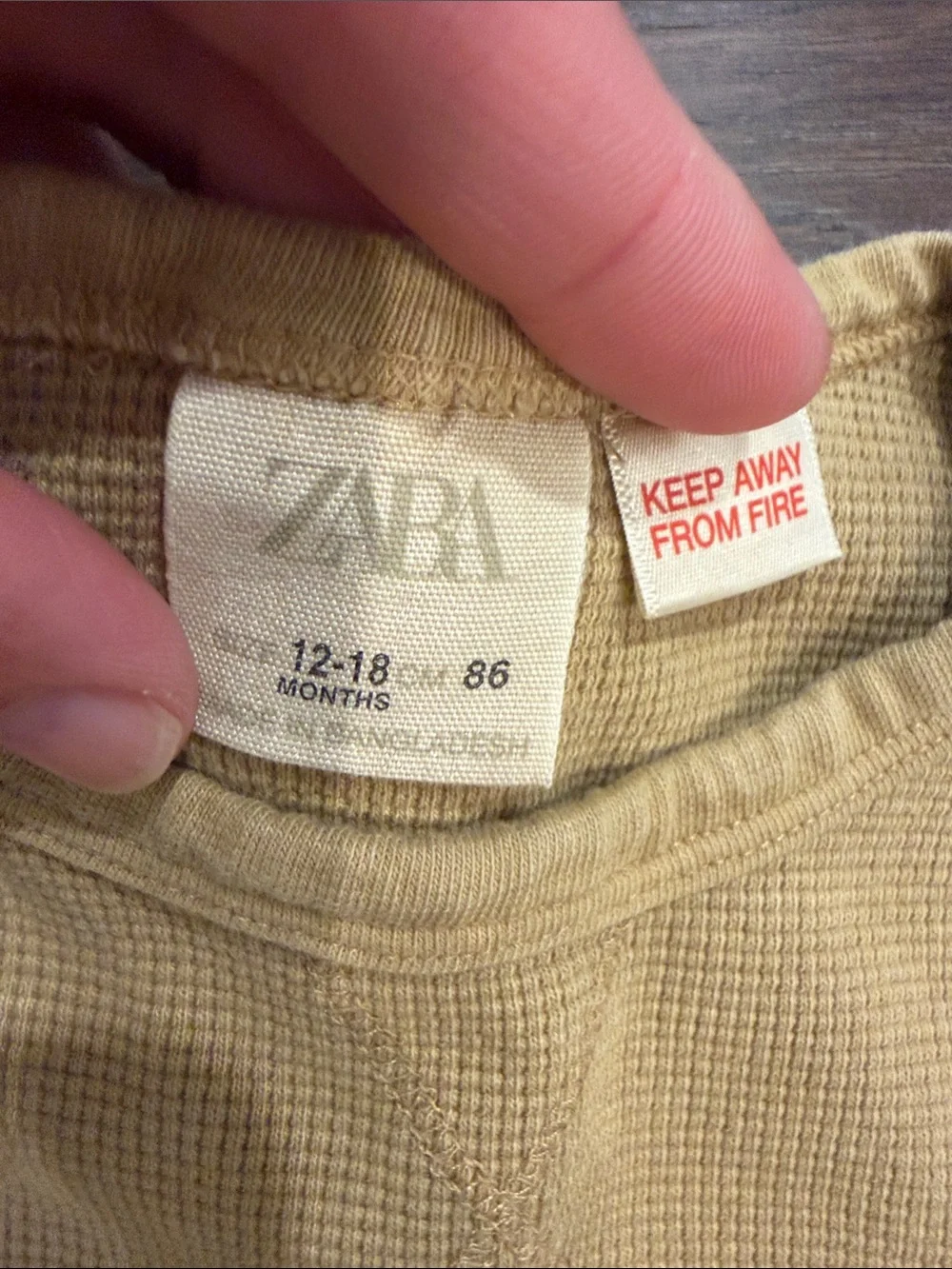Zara Kids Matching Set Size 12-18 Month - C39-159